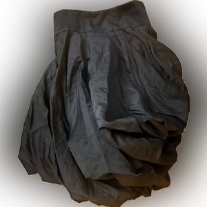 All Saints Spitalfields Black Voluminous Bubble Skirt